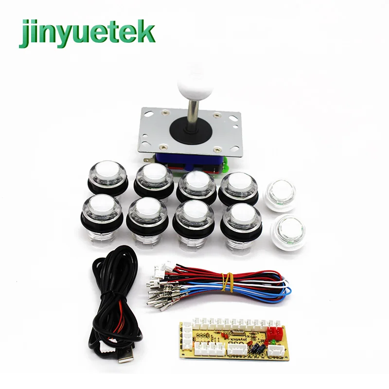 Быстрая доставка diy аркадный комплект led maquina контроллер аркадные игры usb джойстик