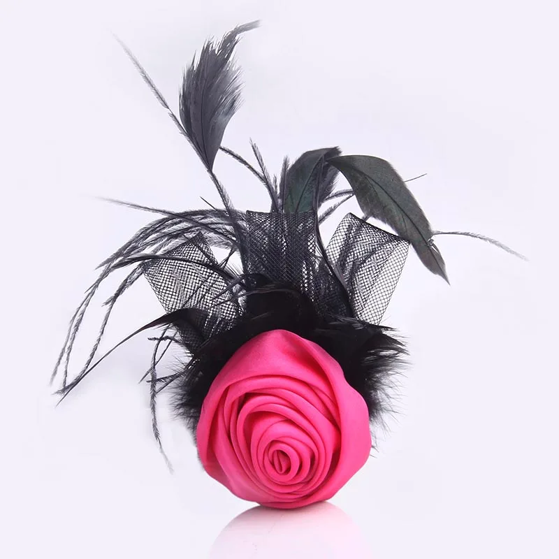 

Chian Yu Classic Brooches Handmade Feather Style brooch High Quality Rose Pins for Lady Party Show Good Holiday Decoration