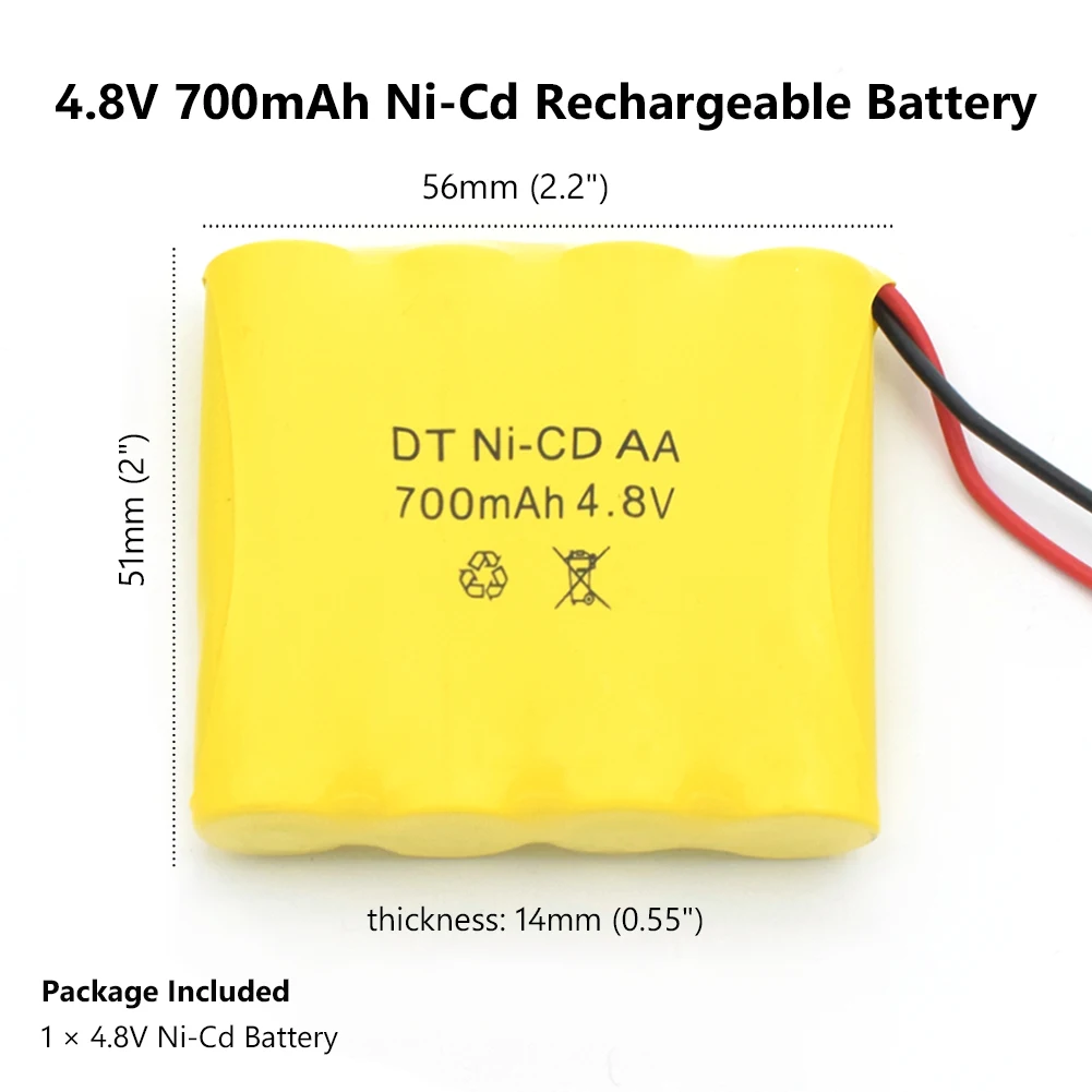 1/2/4/8 шт. 4,8 V 700 мА/ч, NI-CD дистанционного Управление игрушки электрические игрушки безопасности электрические игрушки батарейки АА батареи группы