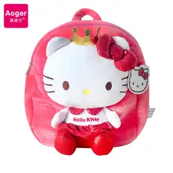 Kawaii розовый детей детский сад Плюшевые рюкзаки детские плюшевые Куклы кролик котенок кошка девушка подарки