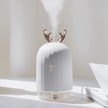 

New Cute Cartoon ELK Humidifier 220ml Mute Desktop Diffuser USB mini Diffuser Air Humidifier