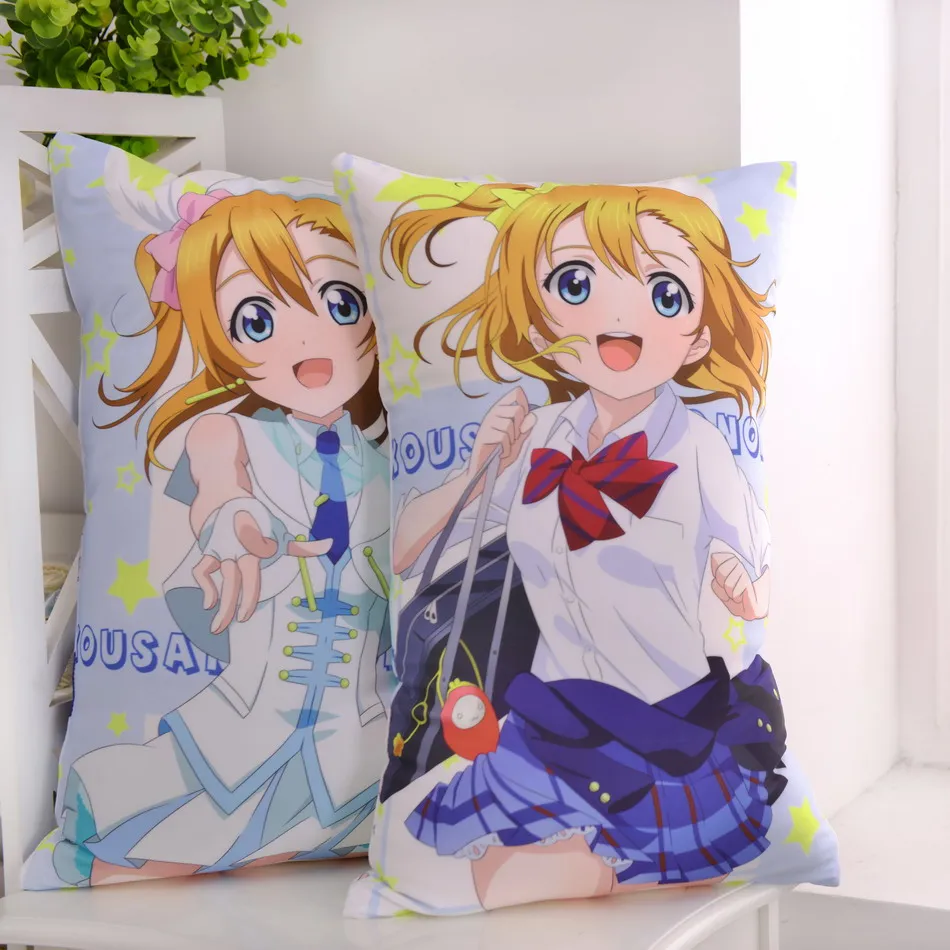 Japanese Anime Love Live Honoka Dakimakura Hugging Body Back Pillow