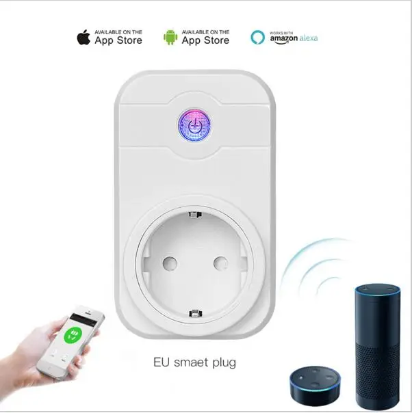 

Wireless WiFi Intelligent Plug Potable Smart Power Socket EU/US/UK/AU Plug WiFi Remote Control Switch 220V For iOS Android