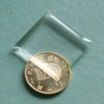 

500Pcs 20*20MM Square 3D Clear Epoxy Sticker Resin The Time Gem Necklace Bead Caps Accessories Never Yellowing