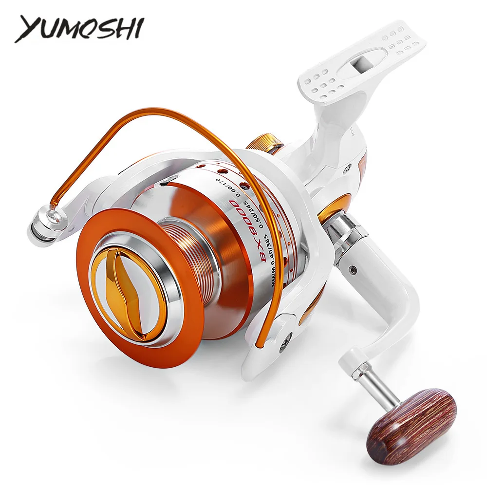 YUMOSHI 12+1BB 500-9000Series 5.5:1/5.2:1 Fishing Spinning Reel Full Metal Saltwater Sea Carp | Спорт и развлечения