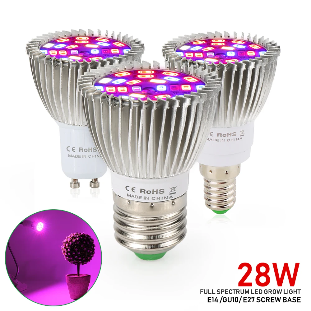 />LED Pflanzenlampe E14 PREMIUM 80 LED/'s 18W Anzucht med PflanzenLeuchten Hanf