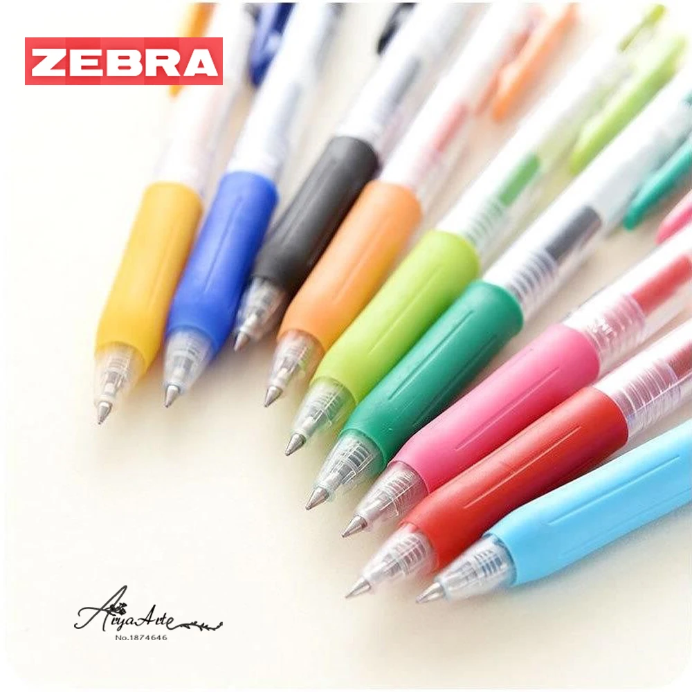 Зебра JJ15-10CA 10 цветов/комплект пресс ручки цвет линии рисунок гелевая ручка Ограниченная серия 0,5 мм