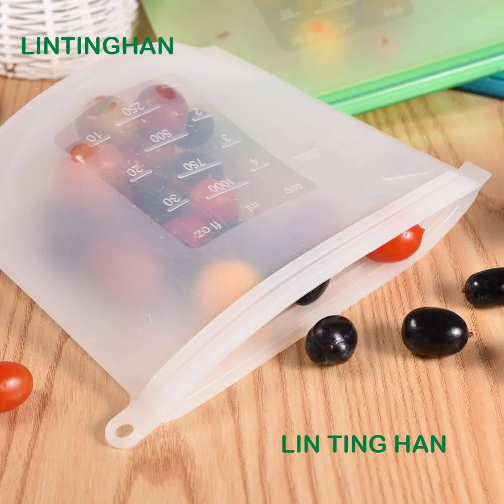 

Multi Function Silica Gel Fresh Keeping Bag Household Food Preservation Bag Portable Vacuum Fresh Keeping Bag Fridge Seal Bag