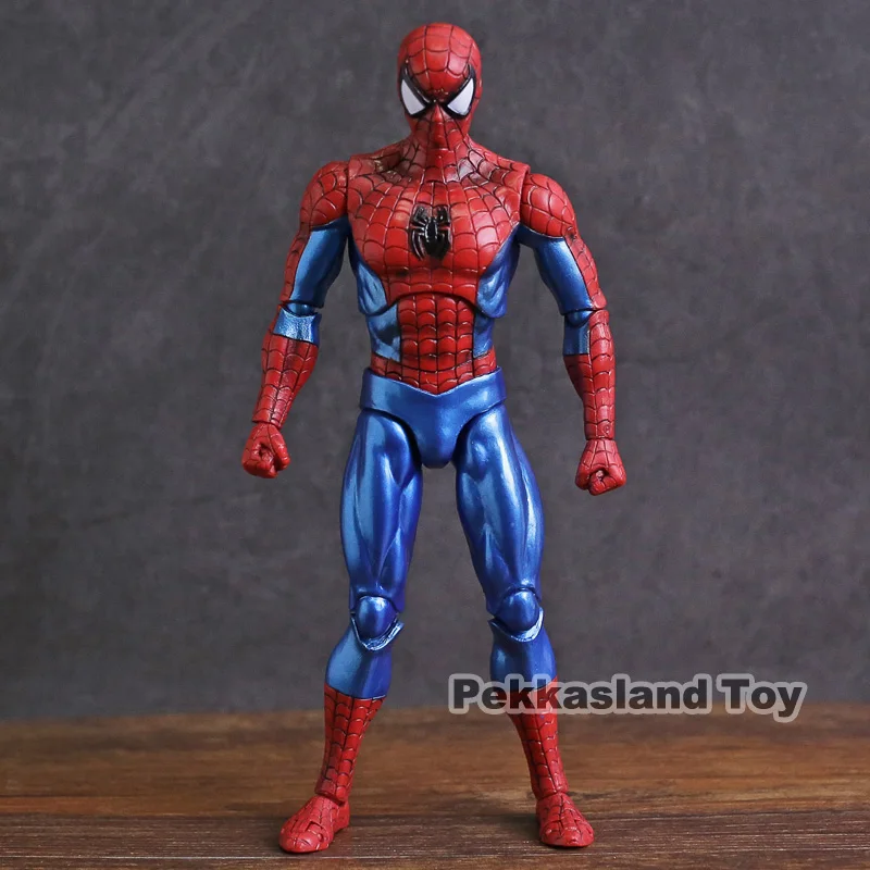 Натуральная Marvel Мстители Человек паук супер герой ПВХ фигурку Коллекционная модель игрушки