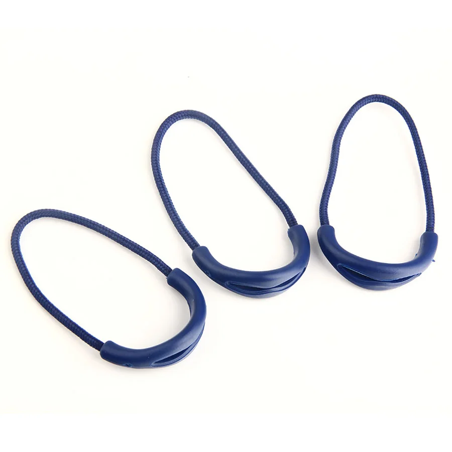 Anti-theft Zipper Outdoor Zipper Tail Rope Longer backpack pull Rope Blue Travel Kit Clothes Accessories 6Pcs/Lot