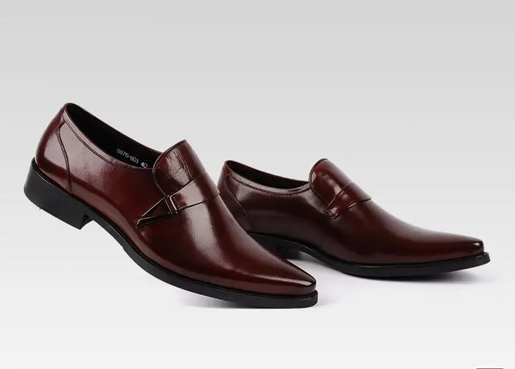 Sipriks Мужская Натуральная кожа Лоферы для мужчин в британском стиле официальная Мужская обувь синий смокинг обувь туфли без молнии под платье; элегантная женская обувь - Цвет: B