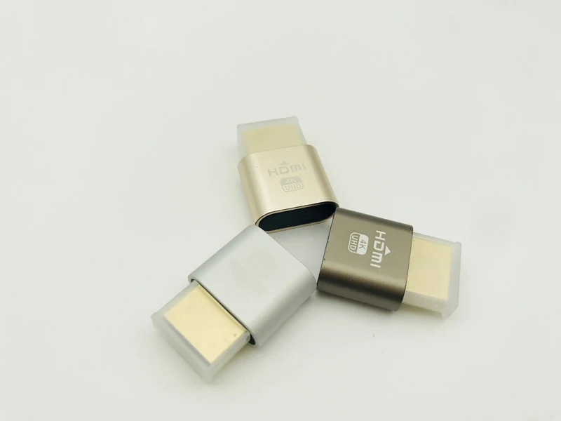 Адаптер виртуального дисплея VGA 1 шт. подключаемый разъем HDMI 4 DDC EDID безголовый