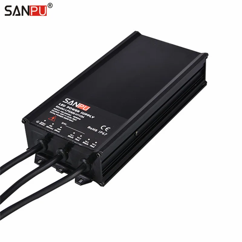 

SANPU SMPS Waterproof 24VDC Switching Power Supply 300W 12A LED Driver 24Volt 220V AC to DC 24V Transformer Converter IP67 24 V