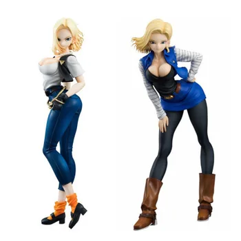

Artificial Person 18 Dragon Ball Japanese Anime Figures Action & Toy Figures Pvc Model Collection for Christmas/birthday gift