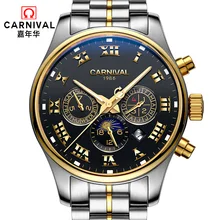 2016 Montres Hommes De Luxe Top Marque Carnaval Montre Mécanique relogio masculino Mode d’affaires Sapphire sport casual Montre-Bracelet