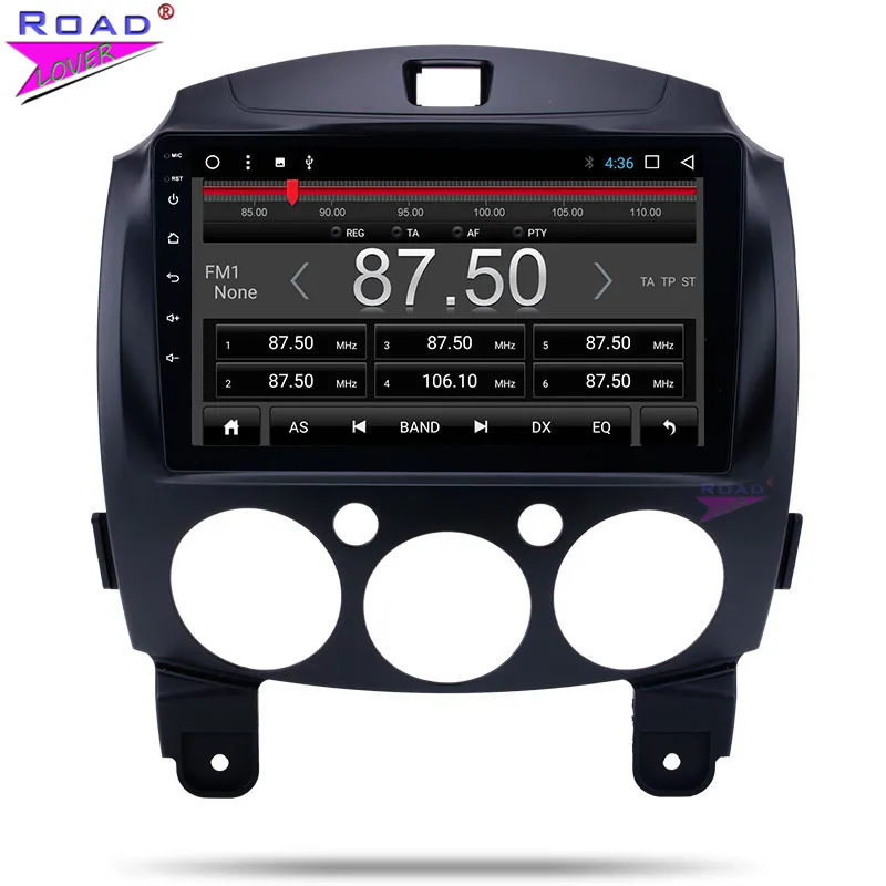 Best Car Radio Android 8.1 DVD Player For Mazda 2 2010 2011 2012 Stereo GPS Navigation 2 Din 9
