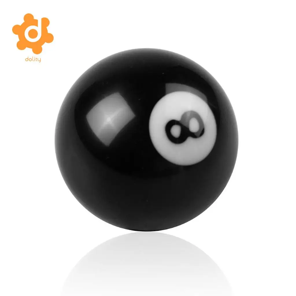 M12*1.25MM Black 8 Billiard Manual Gear Shift Knob with M10*1.5 Nut Insert