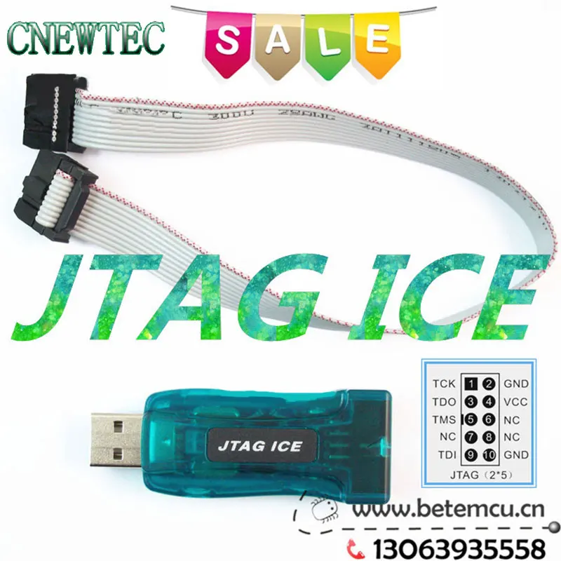 1 лот = 1 шт. AVR USB Эмулятор программист JTAG ICE для Atmel+ 1 шт. ATMEGA16 JTAG головка моделирования