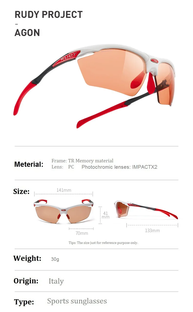 RUDY PROJECT Agon-солнцезащитные очки поляризационные/покрытые/Меняющие цвет очки мужские и женские ездовые вождения спортивные очки