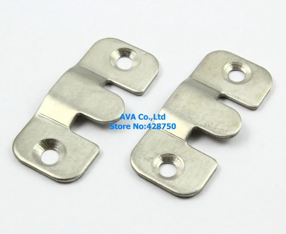 

4 Pieces Small Furniture Connector Interlock Picture Frame Hook Hanger