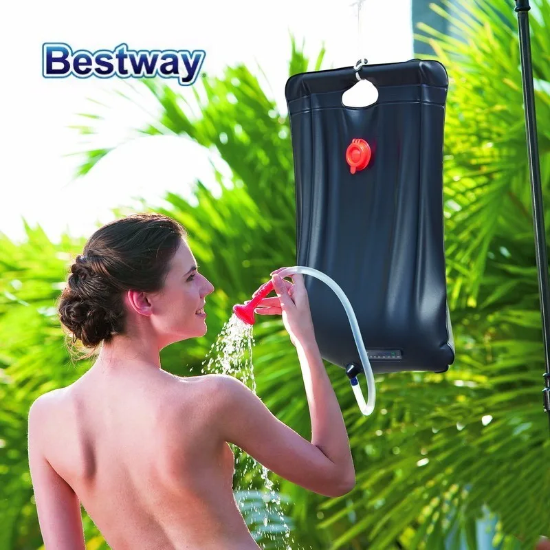 58224 год Bestway 41x58 см многоуровневый душ с солнечным подогревом для открытого
