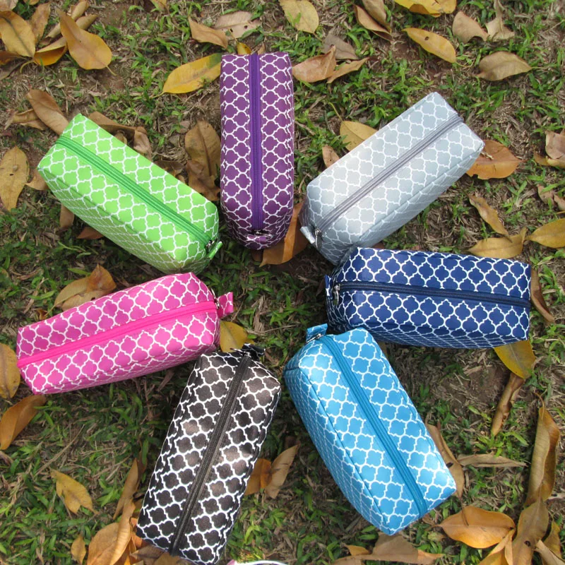 Quatrefoil Cosmetic Bags Wholesale Blanks Quatrefoil Makeup Bag