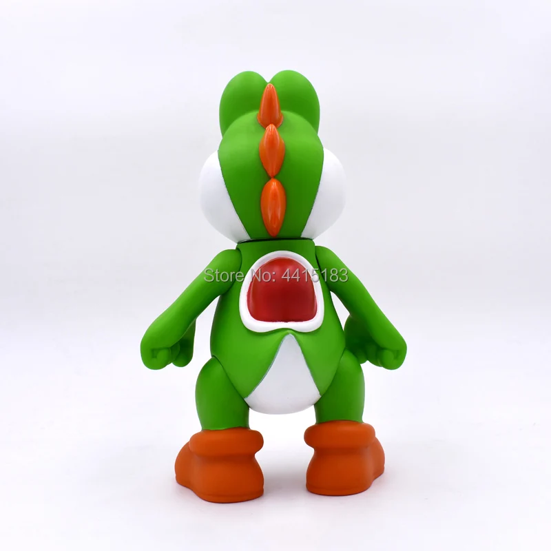 23 cm Anime Figura Super Mario Bros Yoshi PVC Action Figure Doll Collectible Model Baby Toy Christmas Gift For Children
