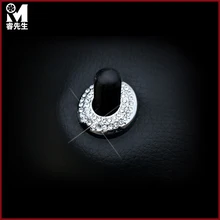 Автомобильные аксессуары фиксатор замка двери стикер украшение для Mercedes Benz C Класс W205 автомобильный Стайлинг дверной замок палка крышка набор