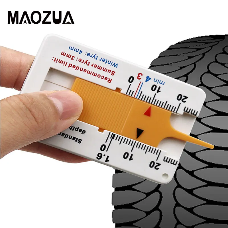 Auto Tyre Tread Depth Gauge Caliper Car Motorcycle Caravan Trailer Wheel Measure Car-styling Repair Tool Auto Tyre Tread Depth Gauge Caliper Car Motorcycle Caravan Trailer Wheel Measure Car-styling Repair Tool