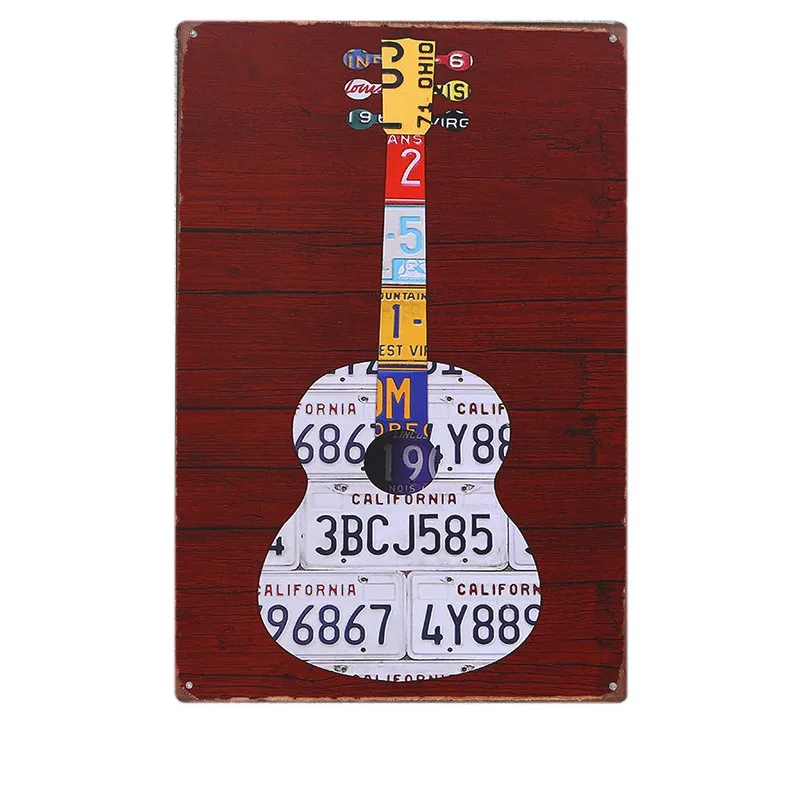 Country Music Guitar Vintage Metal Tin Signs Art Poster Cafe Bar Pub Painting Wall Stickers Home Decor Plaque Plates Pictures Country Music Guitar Vintage Metal Tin Signs Art Poster Cafe Bar Pub Painting Wall Stickers Home Decor Plaque Plates Pictures