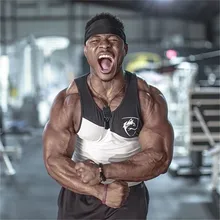 Мужская спортивная тренировочная рубашка без рукавов для бега, Летний жилет, хлопок, дышащий, Мужская майка, спортивная рубашка для занятий фитнесом