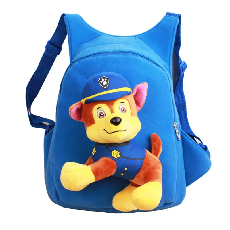 2017 Kindergarten Children s Gifts Cartoon Patrol Dogs School Bags font b Kids b font Boys