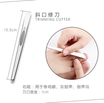 

by dhl 200sets 4pcs/set Stainless Steel Pedicure Knife Professional Pedicure Knife Set Foot Care Tool new