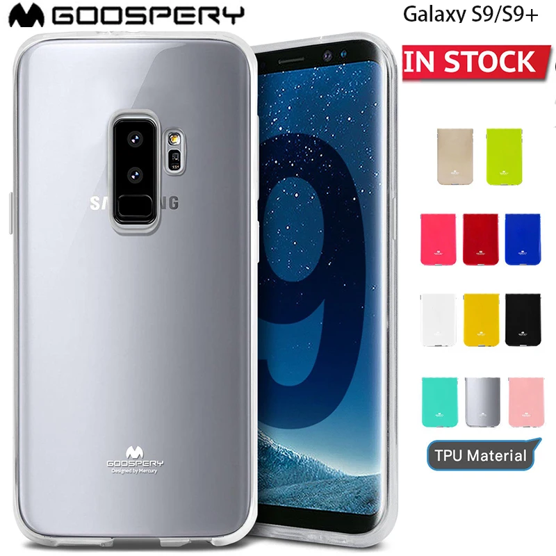 Mercury Goospery жемчужный желе резиновый мягкий чехол для телефона Samsung Galaxy S9 PLUS