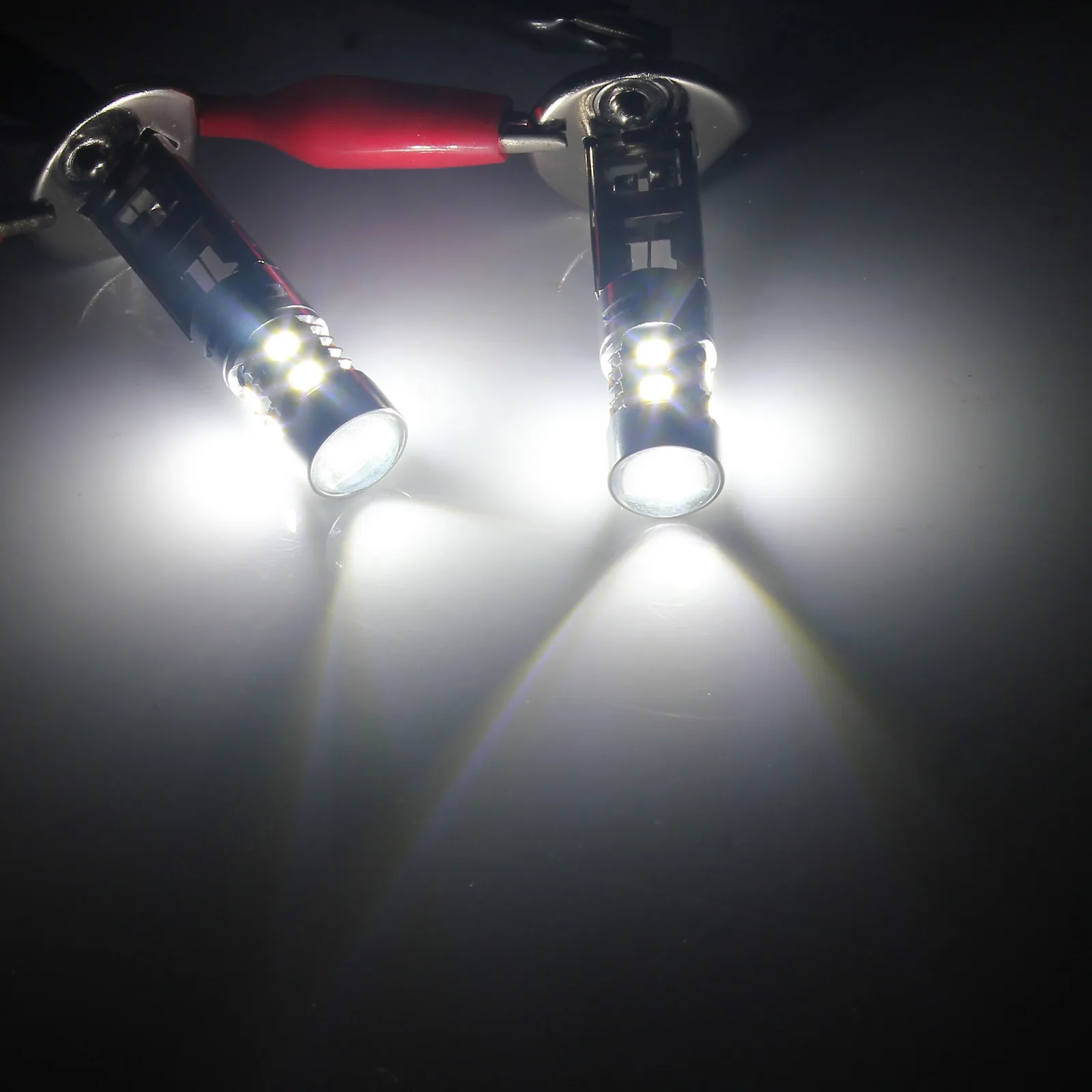 ANGRONG 2x H1 10 SMD 2835 белый 6000k SAMSUNG светодиодный светильник на голову светильник дальнего света