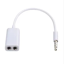 3,5 мм 1 штекер 2 женский порт аудио стерео разъем для наушников сплиттер кабель адаптер для Blackview E7, A8 Max, R7, A5, A8 наушники