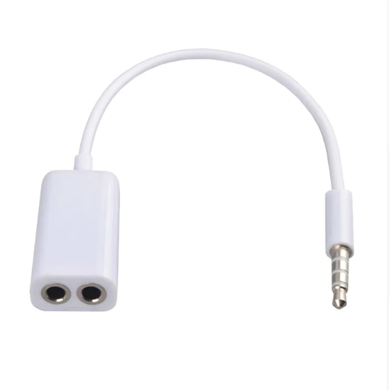 

3.5mm 1 Male to 2 Female Port Audio Stereo Jack Headphone Splitter Cable Adapter For Blackview E7, A8 Max, R7, A5, A8 Earphone