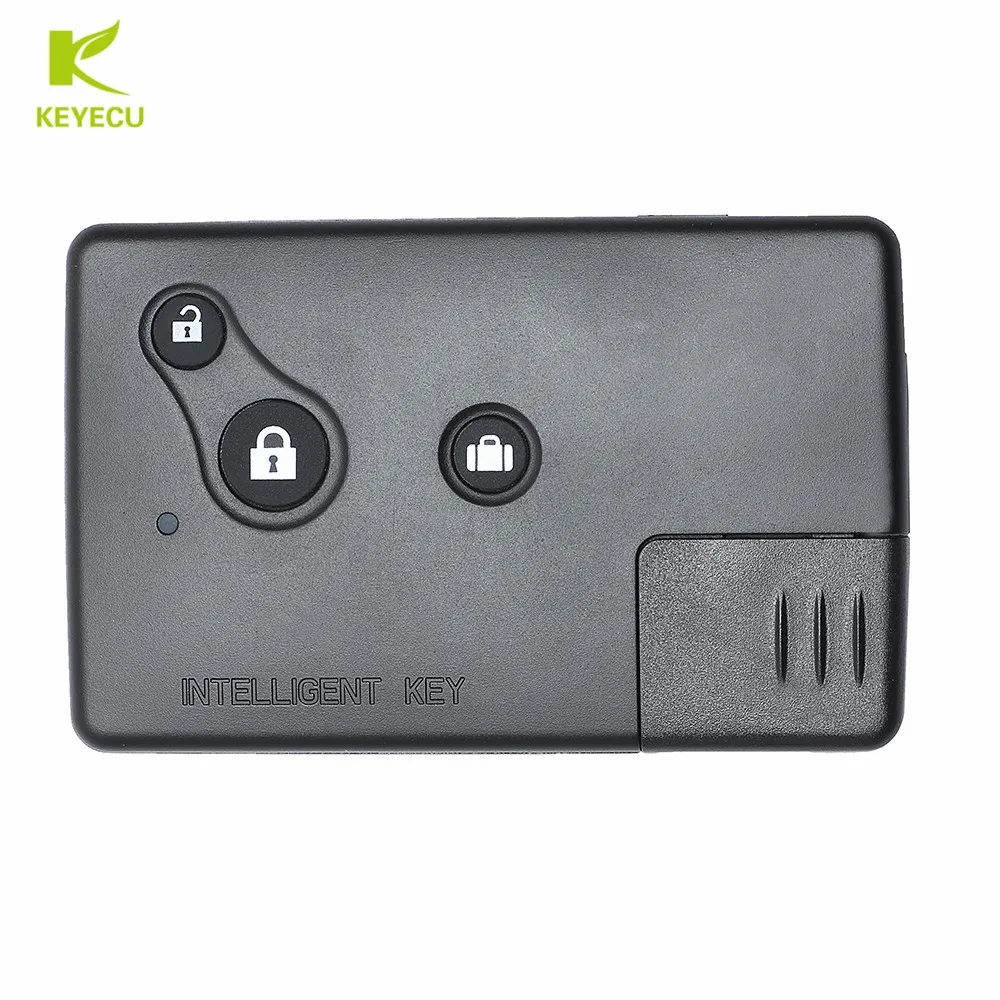 KEYECU Smart Remote Key Case 3 Buttons Fob for Nissan Teana (Old Model) with Small key key case
