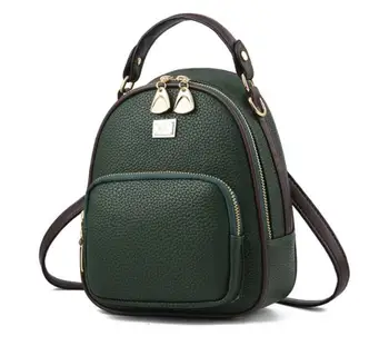 

Women Girls Waterproof PU Leather Anti-theft Fashion Shoulder School Bag