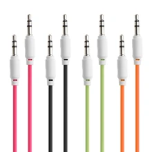 1m 3.5mm Jack Male To Male Audio Auxiliary Aux Cable For Car Stereo MP3 Phone high quality 1m car audio jack plug male to male aux cable 3 5 mm audio male to male cables for headphone mp3