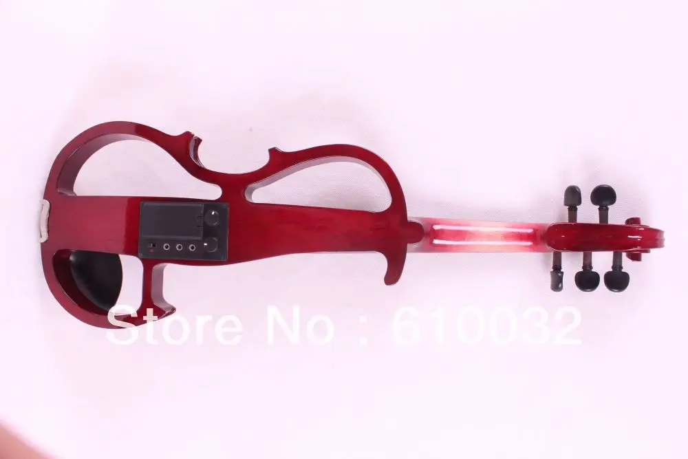 

5 strings 4/4 Electric Violin Silent Pickup Fine tone parts include New Golden Color #8-11red color