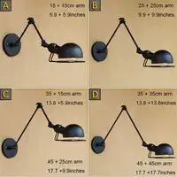 Antique Iron Wall Light Lamp Bar Fixtures Sconce Home Lightings Retro Swing short long double arms jogo de luzes para festas