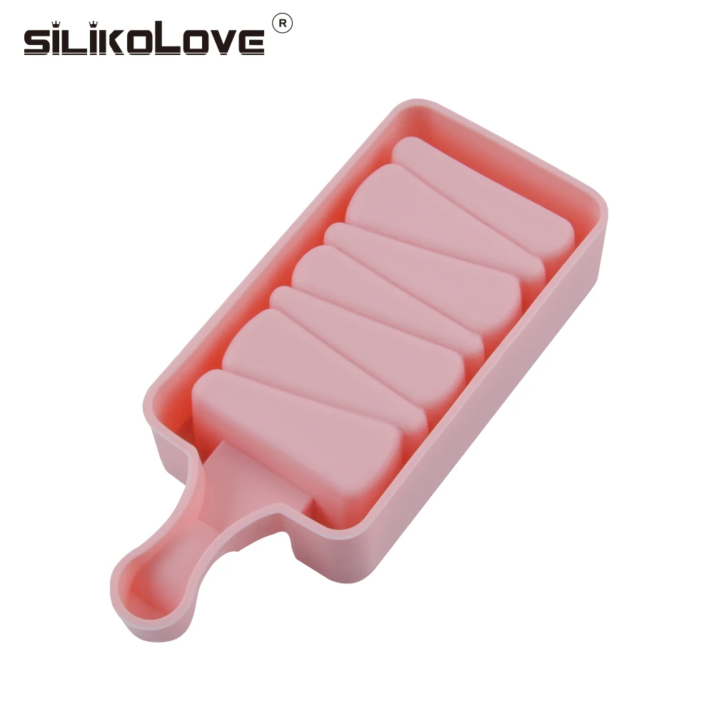 SILIKOLOVE полосатая форма мороженое плесень силиконовые попсиклер Замороженные