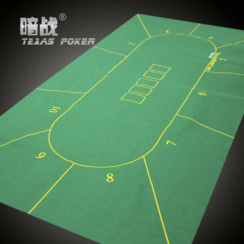 90*180 см 10 игроков Ротари баккара Poker Set Fichas покер техасский холдем покер скатерть Fietro фетр доска ткань