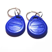 100 шт 13,56 МГц перезаписываемые rfid брелоки сверхлегкие 64 байта IEC14443A