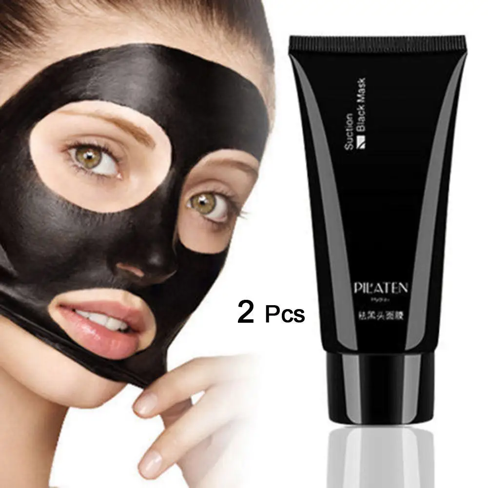 2 PCS Peeling Black Mask Facial Mask Nose Blackhead Remover Peel Off