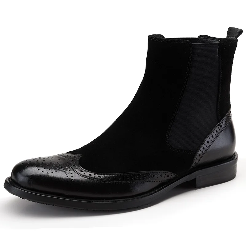 

2016 new men's casual boots for men and leisure boots Martin wear-resistant suture leather boots size38-44