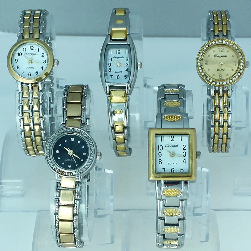 10pcs Mixed Bulk Lot Luxury Brand Lady Watches Women Wristwatches Magic Women Bracelet Watch Ladies Wrist Watch Female JBT1 gold bangle watches for ladies