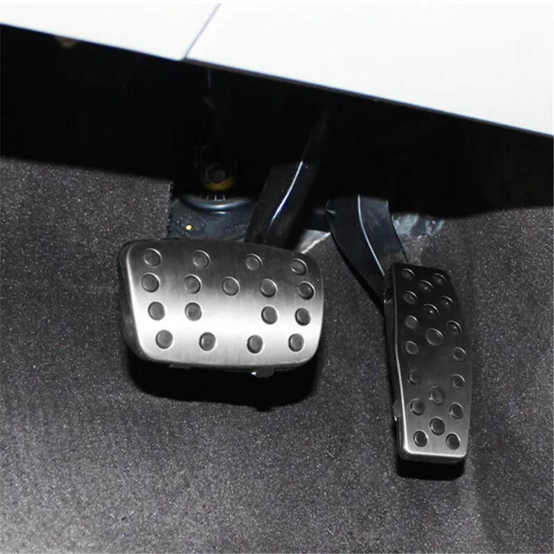 Ladysmtop Car Styling Stainless Steel Car Pedals Cover For