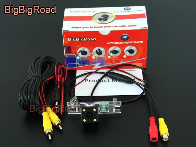 BigBigRoad Car Rear View Reverse Backup CCD Parking Camera For Nissan Note Tone 2003-2013  Pathfinder R51 Hatchback 2008  (2)